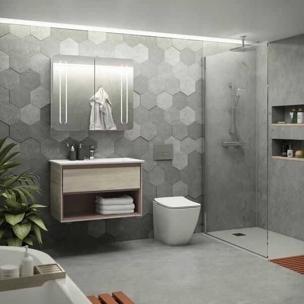 Obiecte Sanitare - Set vas wc pe pardoseala cu capac slim soft close Ideal Standard Strada II AquaBlade BackToWall