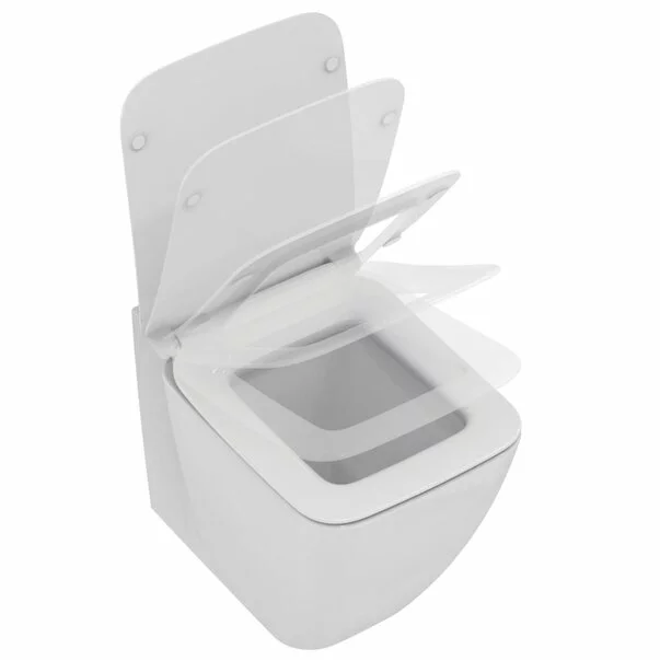 Set vas wc pe pardoseala cu capac slim soft close Ideal Standard Strada II AquaBlade BackToWall [4]