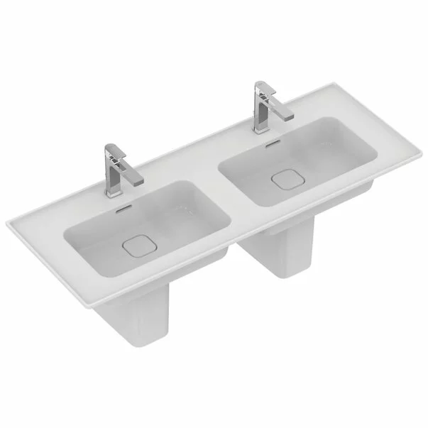 Lavoare pe perete - Lavoar suspendat dublu Ideal Standard Strada II 124 cm