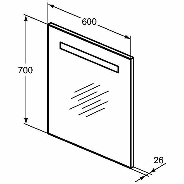 Oglinda cu iluminare si dezaburire Ideal Standard Mirror&Light 60x70 cm [5]