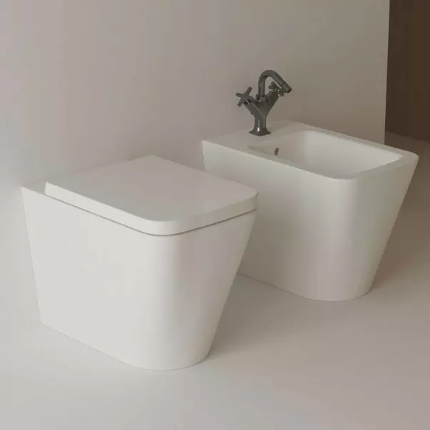 Bideu pe pardoseala Ideal Standard Atelier Blend Cube BTW alb mat [2]