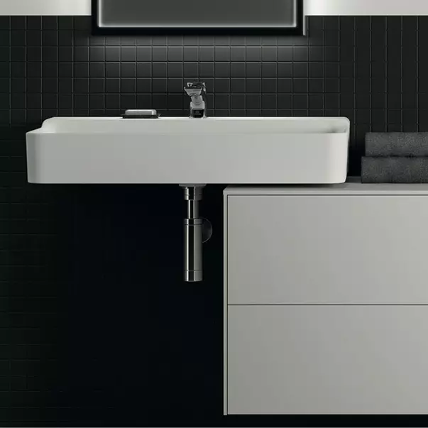 Lavoar suspendat Ideal Standard Atelier Conca 60 cm alb lucios [2]