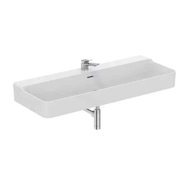 Lavoar suspendat Ideal Standard Atelier Conca 120 cm alb lucios [11]