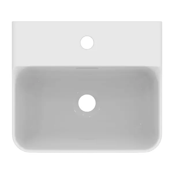 Lavoar suspendat Ideal Standard Atelier Conca 40 cm alb lucios cu orificiu baterie si preaplin [10]