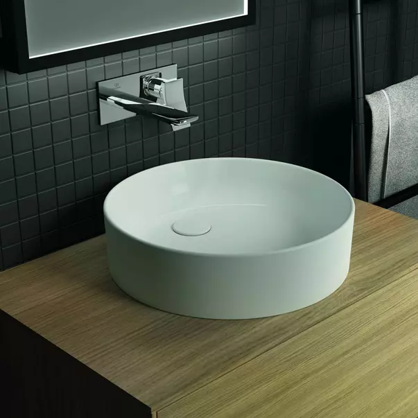 Lavoar pe blat Ideal Standard Atelier Conca 45 cm alb mat [4]