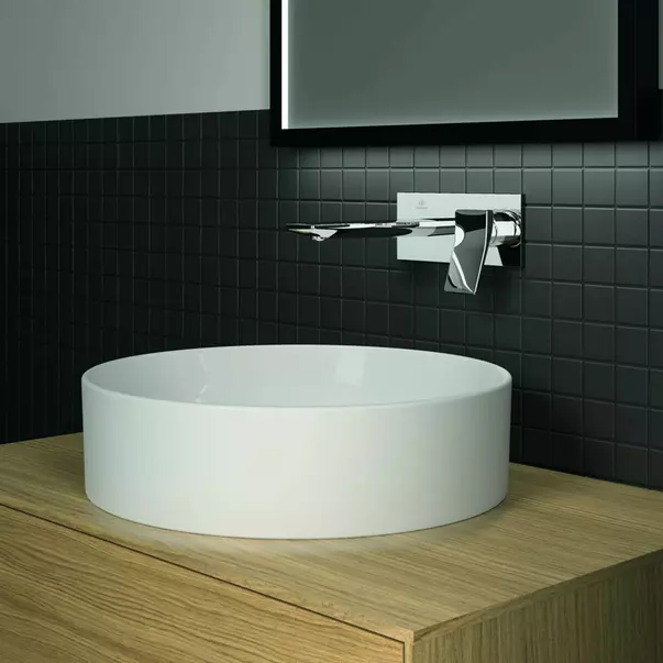 Lavoar pe blat Ideal Standard Atelier Conca 45 cm alb mat [6]