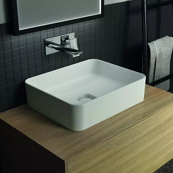 Lavoare - Lavoar pe blat Ideal Standard Atelier Conca 60 cm alb lucios