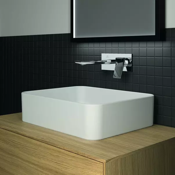 Lavoar pe blat Ideal Standard Atelier Conca 60 cm alb lucios [5]