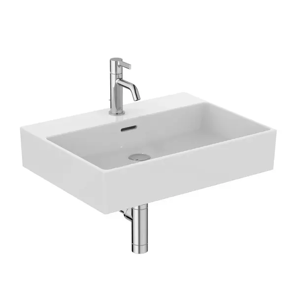 Lavoar suspendat Ideal Standard Atelier Extra alb lucios cu orificiu baterie si preaplin 60 cm [10]