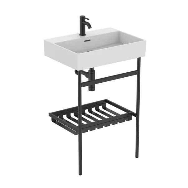 Lavoar suspendat Ideal Standard Atelier Extra alb lucios cu orificiu baterie si preaplin 60 cm [6]