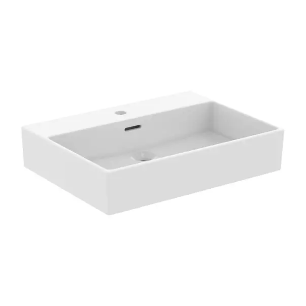 Obiecte Sanitare - Lavoar suspendat Ideal Standard Atelier Extra alb mat cu orificiu baterie si preaplin 60 cm