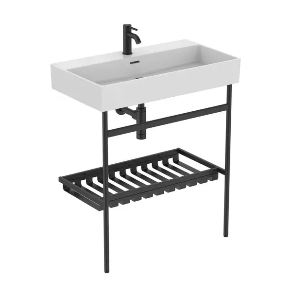 Lavoar suspendat Ideal Standard Atelier Extra alb lucios cu orificiu baterie si preaplin 80 cm [7]