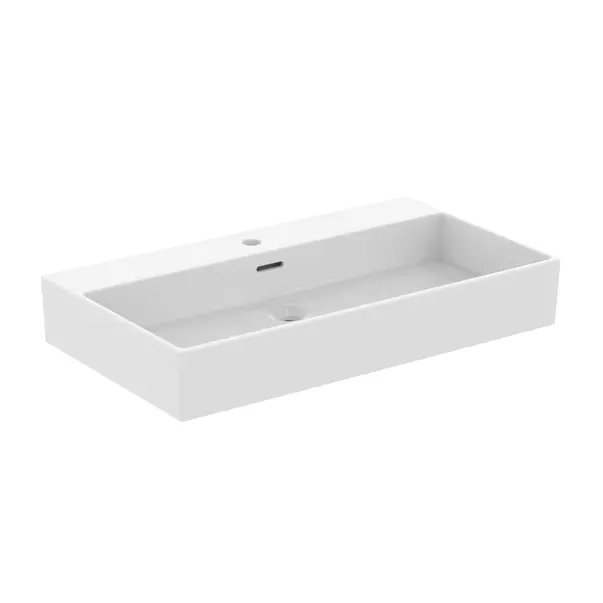 Lavoar suspendat Ideal Standard Atelier Extra alb mat cu orificiu baterie si preaplin 80 cm [2]