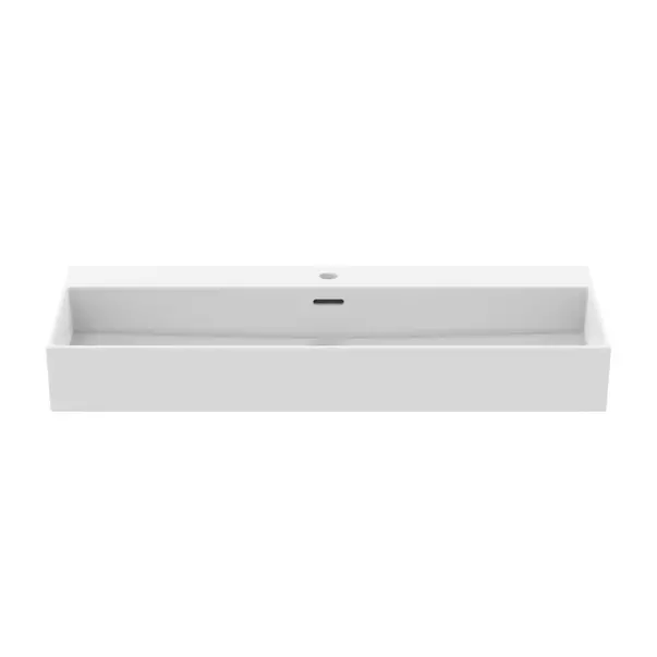 Lavoar suspendat Ideal Standard Atelier Extra alb mat cu orificiu baterie si preaplin 100 cm [7]