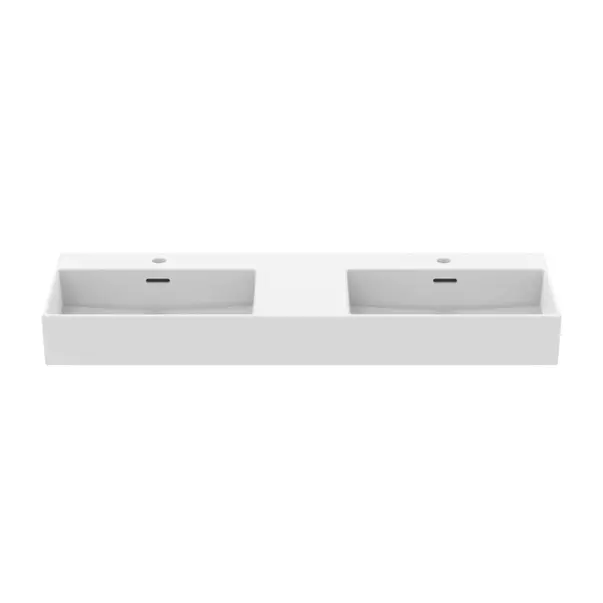 Lavoar suspendat Ideal Standard Atelier Extra alb mat cu orificii baterie si preaplin 120 cm [6]