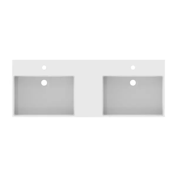 Lavoar suspendat Ideal Standard Atelier Extra alb mat cu orificii baterie si preaplin 120 cm [8]