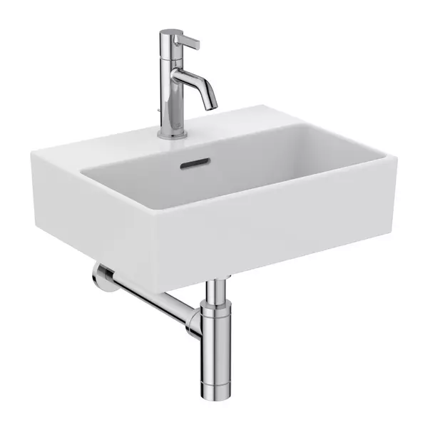 Lavoar suspendat Ideal Standard Atelier Extra alb lucios cu orificiu baterie si preaplin 45 cm [7]