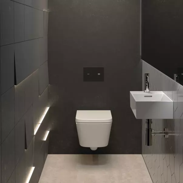 Lavoare pe perete - Lavoar suspendat Ideal Standard Atelier Extra 45 cm alb mat cu orificiu baterie si preaplin stanga