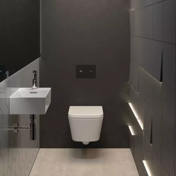 Lavoare pe perete - Lavoar suspendat Ideal Standard Atelier Extra 45 cm alb mat cu orificiu baterie si preaplin dreapta