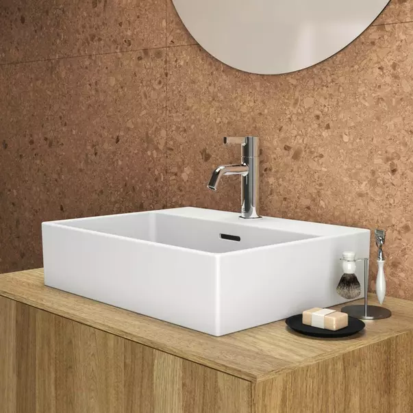 Lavoar pe blat Ideal Standard Atelier Extra alb lucios 50 cm [5]