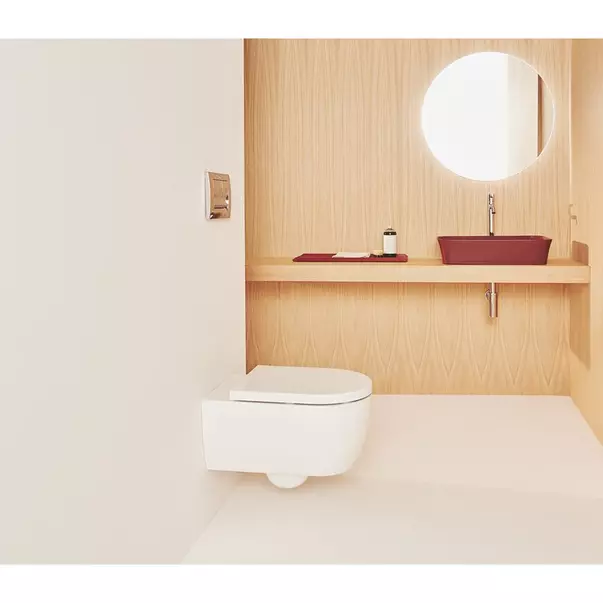 Set vas WC suspendat Ideal Standard Atelier Blend Curve alb si capac softclose [3]
