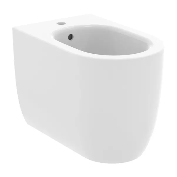 Bideuri statative - Bideu pe pardoseala Atelier Blend Curve alb mat