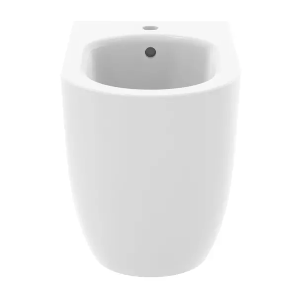 Bideu pe pardoseala Atelier Blend Curve alb mat [6]
