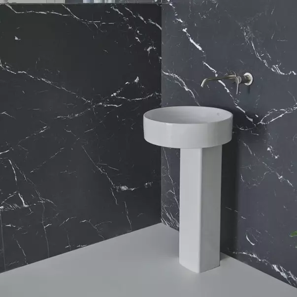 Piedestale - Piedestal pentru lavoar rotund Ideal Standard Atelier Conca alb lucios