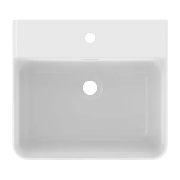 Lavoar suspendat Ideal Standard Atelier Conca 50 cm alb mat cu orificiu baterie si preaplin [9]