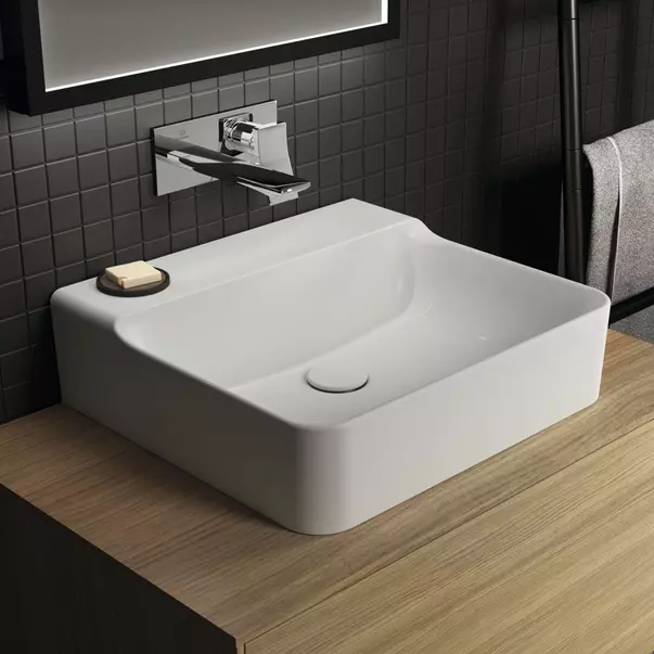 Lavoare pe perete - Lavoar suspendat Ideal Standard Atelier Conca 50 cm alb lucios