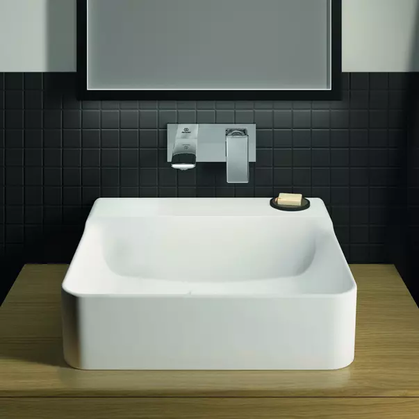 Lavoar suspendat Ideal Standard Atelier Conca 50 cm alb lucios [6]