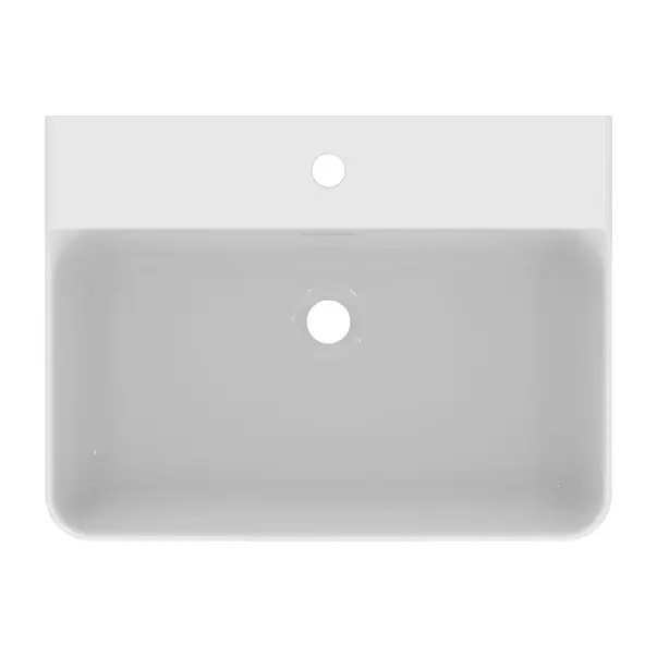 Lavoar suspendat Ideal Standard Atelier Conca 60 cm alb lucios cu orificiu baterie si preaplin [9]