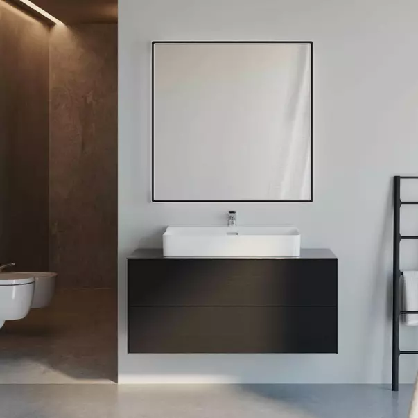 Lavoar suspendat Ideal Standard Atelier Conca 80 cm alb lucios cu orificiu baterie si preaplin [3]
