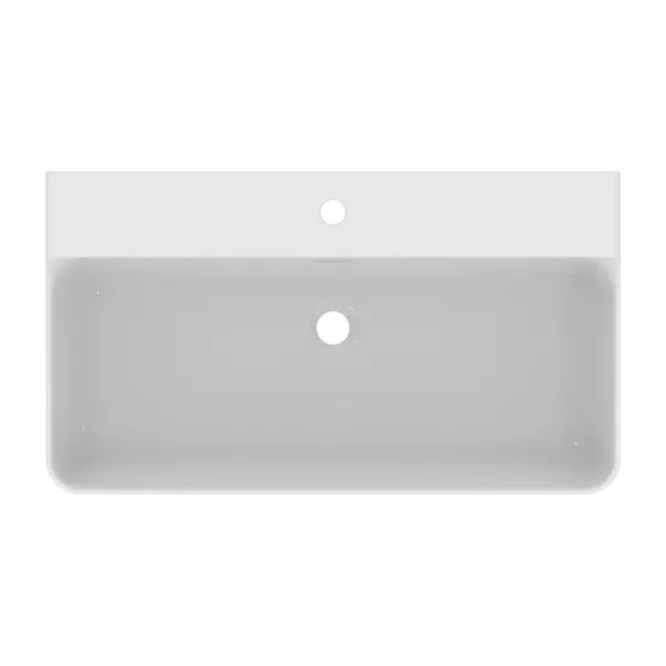 Lavoar suspendat Ideal Standard Atelier Conca 80 cm alb lucios cu orificiu baterie si preaplin [9]