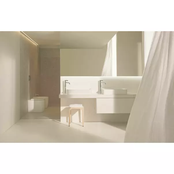 Lavoar suspendat Ideal Standard Atelier Conca 80 cm alb mat cu orificiu baterie si preaplin [5]