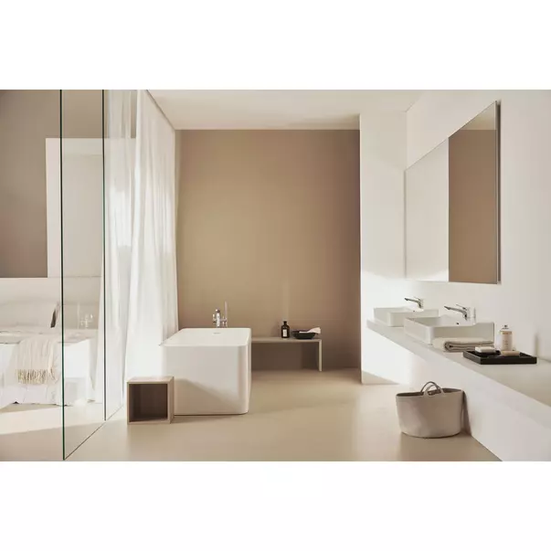 Lavoar suspendat Ideal Standard Atelier Conca 80 cm alb lucios cu orificiu baterie [5]