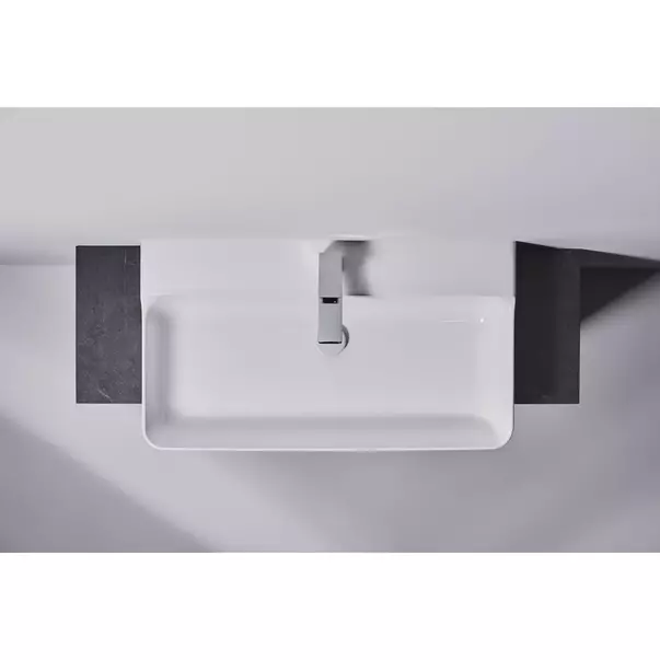 Lavoar suspendat Ideal Standard Atelier Conca 80 cm alb lucios cu orificiu baterie [8]