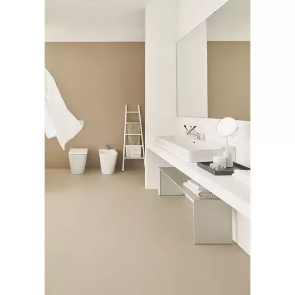 Lavoar suspendat Ideal Standard Atelier Conca 120 cm alb lucios cu orificiu baterie si preaplin [3]