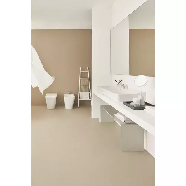 Lavoar suspendat Ideal Standard Atelier Conca 120 cm alb mat cu orificiu baterie si preaplin [6]