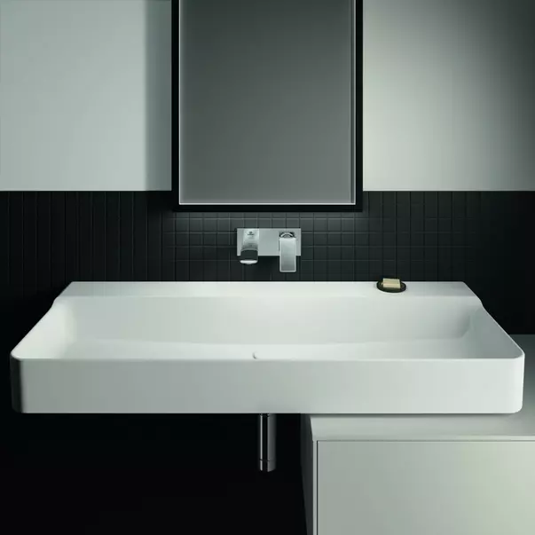 Lavoar suspendat Ideal Standard Atelier Conca 120 cm alb lucios T384501 [4]