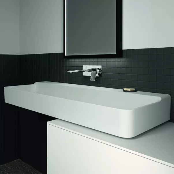 Lavoar suspendat Ideal Standard Atelier Conca 120 cm alb lucios T384501 [6]