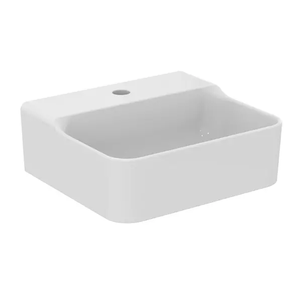 Lavoare pe perete - Lavoar suspendat Ideal Standard Atelier Conca 40 cm alb lucios cu orificiu baterie
