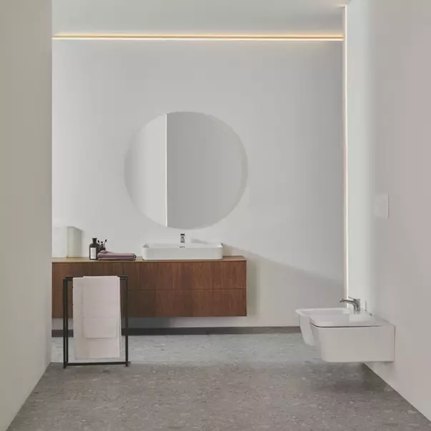 Lavoar suspendat Ideal Standard Atelier Conca 40 cm alb lucios cu orificiu baterie [3]