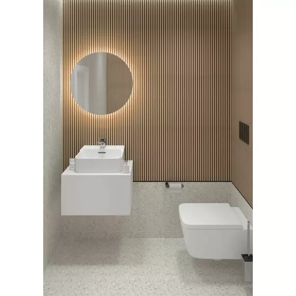 Lavoar suspendat Ideal Standard Atelier Conca 40 cm alb lucios [6]