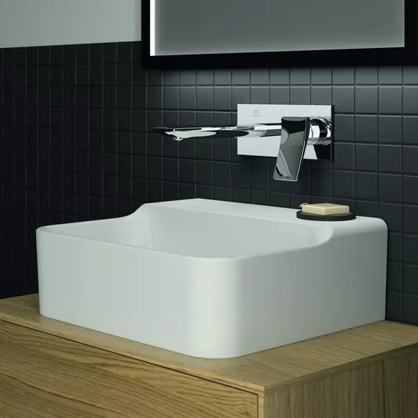 Lavoar suspendat Ideal Standard Atelier Conca 40 cm alb lucios [7]