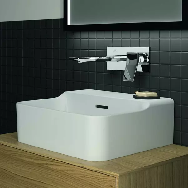Lavoare pe perete - Lavoar suspendat Ideal Standard Atelier Conca alb lucios cu orificiu preaplin 40 cm