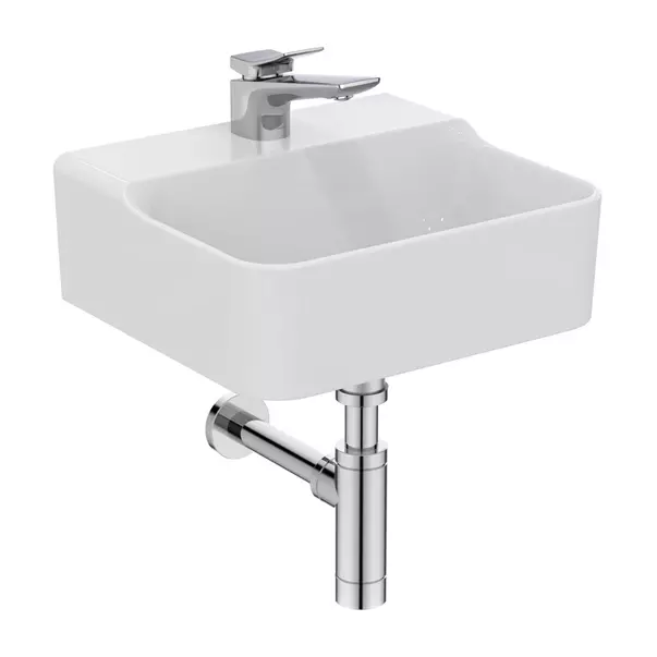 Lavoar suspendat Ideal Standard Atelier Conca alb lucios cu orificiu baterie 40 cm [11]