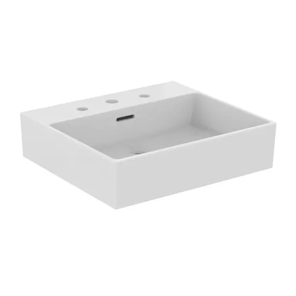Lavoare pe perete - Lavoar suspendat Ideal Standard Atelier Extra alb lucios cu 3 orificii baterie si preaplin 50 cm