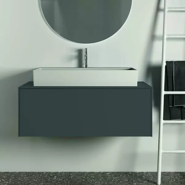 Lavoar suspendat Ideal Standard Atelier Extra alb mat cu orificiu baterie si preaplin 50 cm [7]