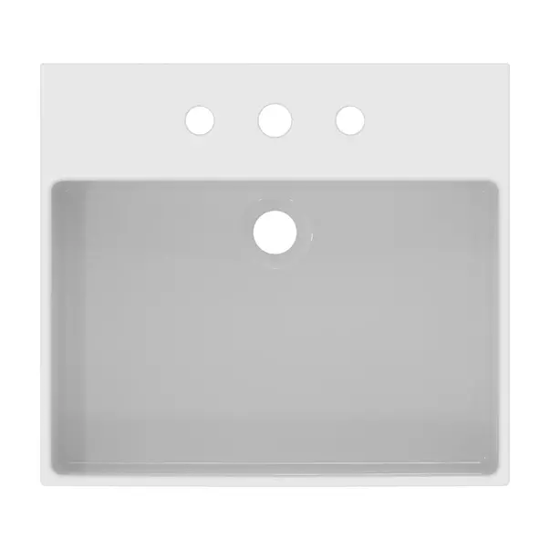Lavoar suspendat Ideal Standard Atelier Extra cu 3 orificii baterie si preaplin alb lucios 50 cm [9]